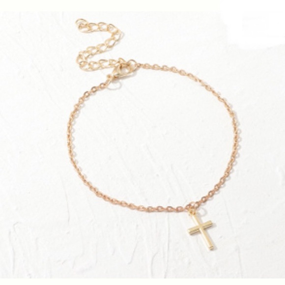 3/$30 Silver Cross Bracelet - Picture 3 of 4